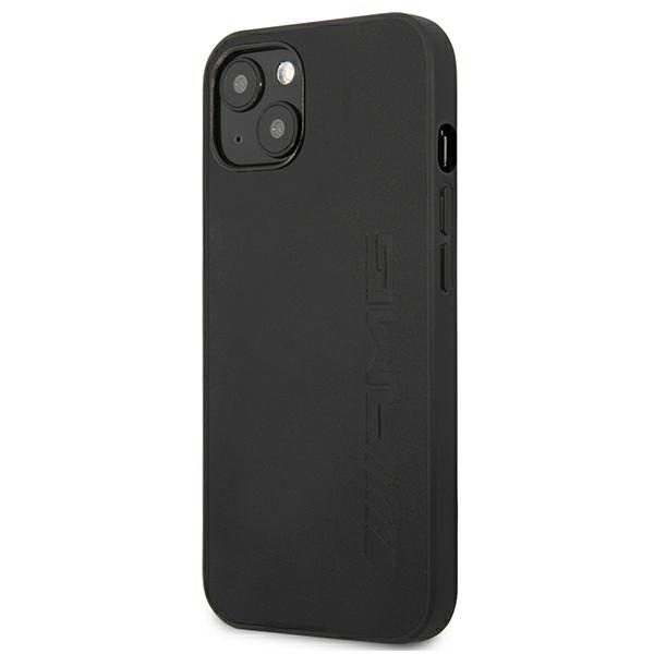 AMG AMHCP13SDOLBK iPhone 13 mini 5.4" black/black hardcase Leather Hot Stamped