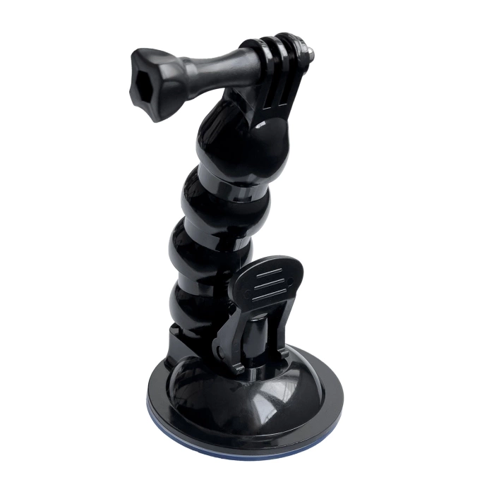 Supporto GoPro con ventosa per fotocamere sportive GoPro, DJI, Insta360, SJCam, Eken + adattatore per smartphone (ventosa per auto GoPro)
