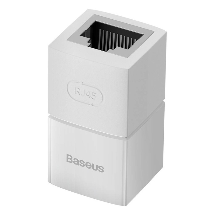 Síťový vazební člen Ethernet RJ-45 kabelový konektor Baseus AirJoy Series 10 ks - bílý
