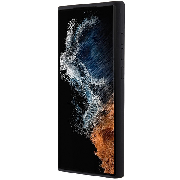 Etui Karl Lagerfeld KLHCS23LSMHCNPK Galaxy S23 Ultra S918 czarny/black hardcase Silicone Choupette Metal Pin