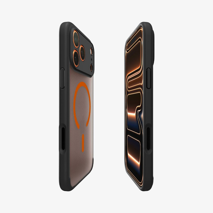 Spigen Ultra Hybrid Mag MagSafe IPhone 17 PRO FROST NOIR/ORANGE