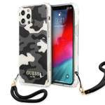 Guess GUHCP12MKSARBK iPhone Case 12/12 Pro 6.1 "black / black hardcase Camo Collection Case