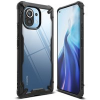 Custodia per PC Ringke Fusion X resistente con paraurti in TPU per Xiaomi Mi 11 nero (FXXI0030)