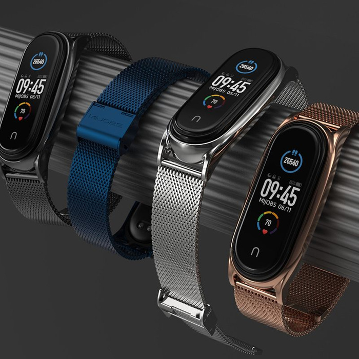 Armband TECH-PROTECT MILANESEBAND XIAOMI MI SMART BAND 7 SCHWARZ