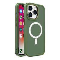 MagSafe Color Matte Case Armored magnetic para iPhone 14 Plus - verde