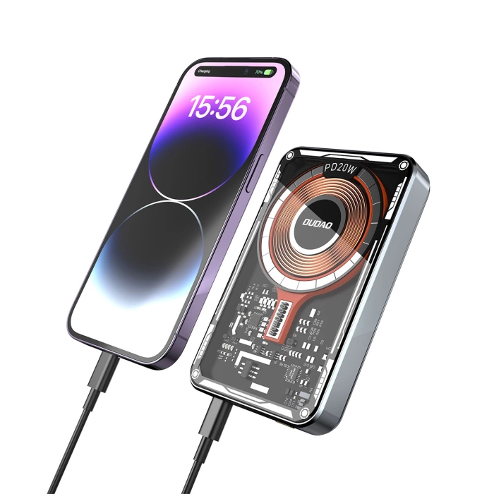 Dudao TGK1 Powerbank mit MagSafe kabellosem Ladegerät 20W 10000mAh schwarz (TGK1-black)