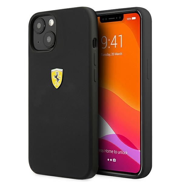 Ferrari FESSIHCP13MBK iPhone 13 6.1" schwarz/schwarz hartcase Silikon