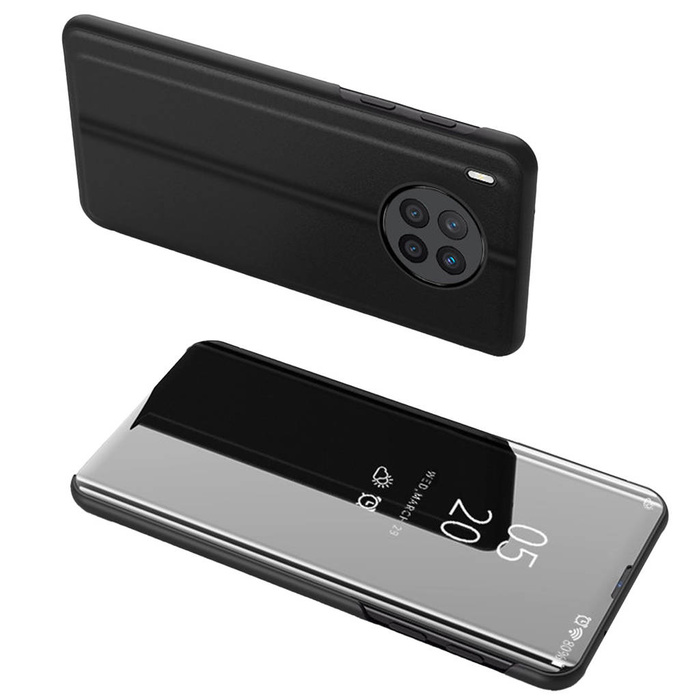 Clear View Case housse pour Huawei nova 8i housse avec rabat noir