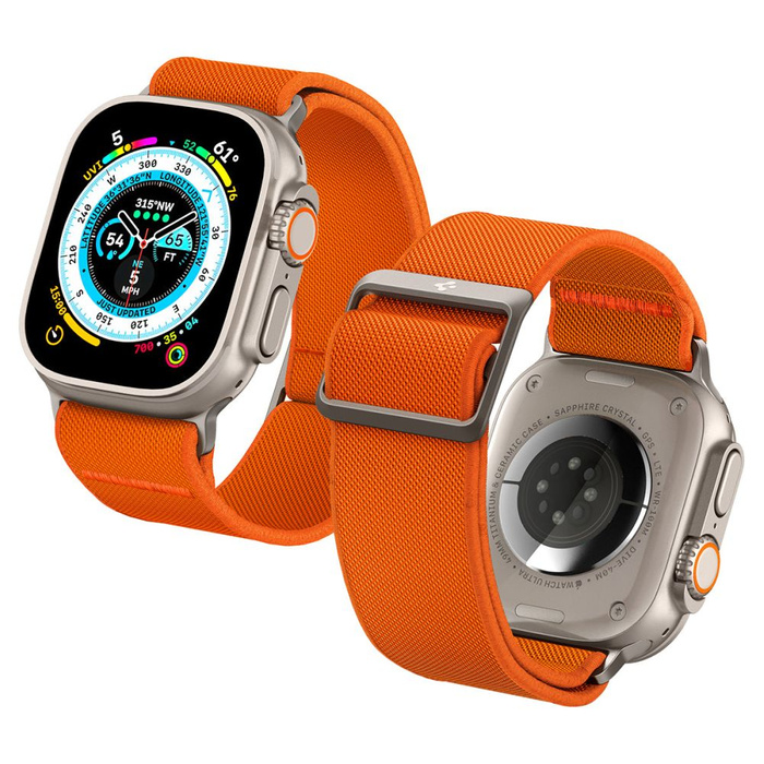 Armband Spigen Fit Lite Ultra Apple Watch 4 / 5 / 6 / 7 / 8 / Se / Ultra (42 / 44 / 45 / 49 Mm) Orange