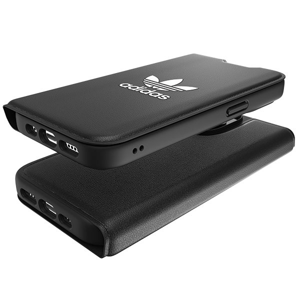 Adidas OR Booklet Case BASIC iPhone 14 Pro 6.1" czarno biały/black white 50182