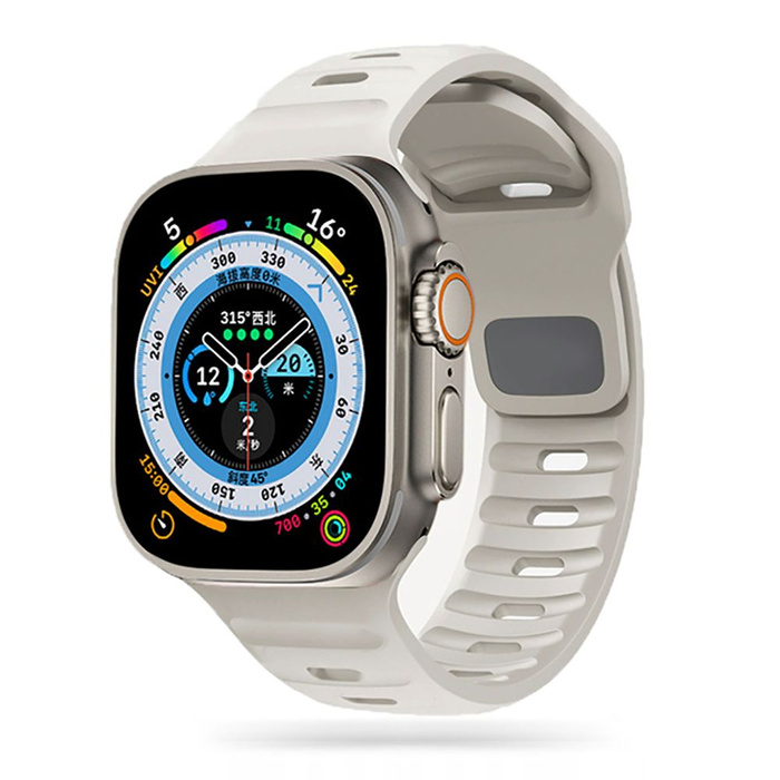 Řemínek Tech-Protect Iconband Line Apple Watch 4 / 5 / 6 / 7 / 8 / Se / Ultra (42 / 44 / 45 / 49 mm) Starlight