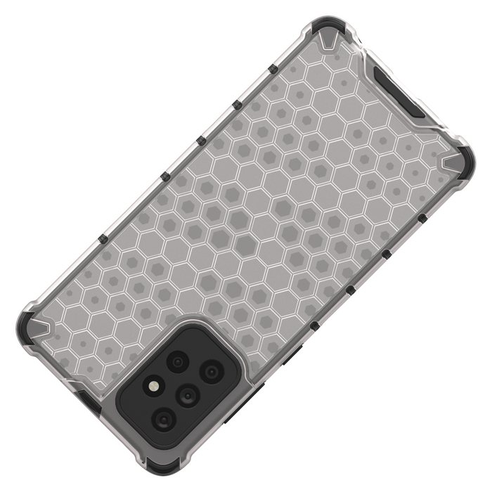 Honeycomb coque housse blindée avec cadre en gel Samsung Galaxy A72 4G noir