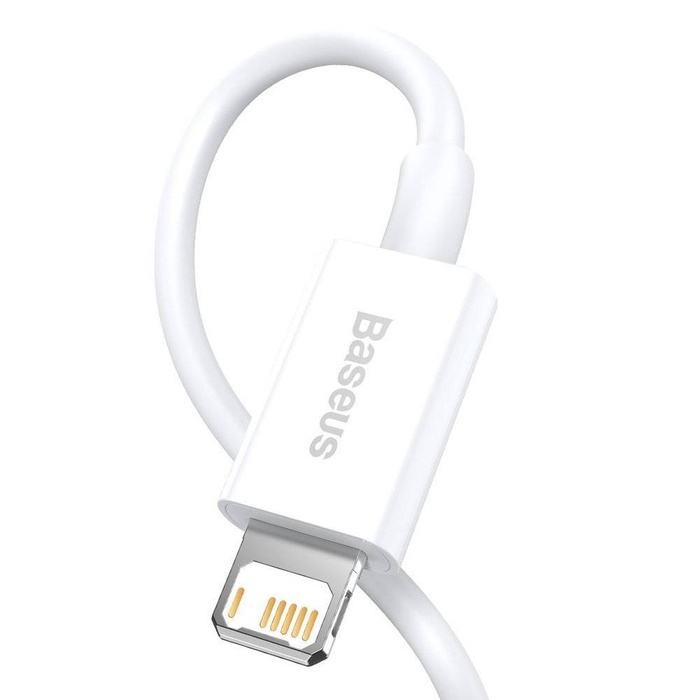 Cavo USB Baseus Superior - Lightning 2.4A 0.25 m Bianco (CALYS-02)