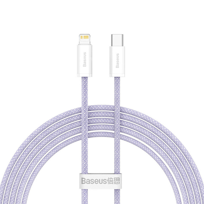 Baseus Dynamic 2 Series kabel pro rychlé nabíjení USB-C - Lightning 20W 480Mbps 2m fialový