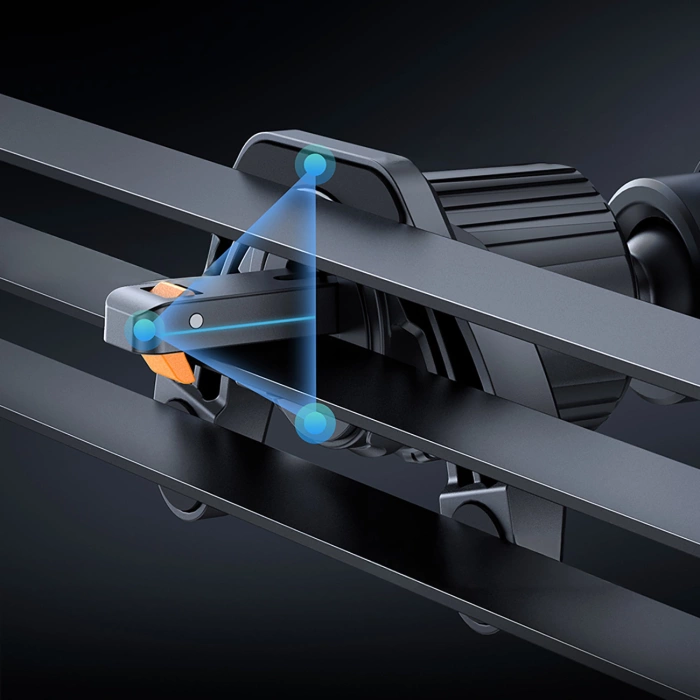 Cargador de inducción Baseus Wisdom, soporte para teléfono de coche para notas adhesivas, negro (CGZX000001)