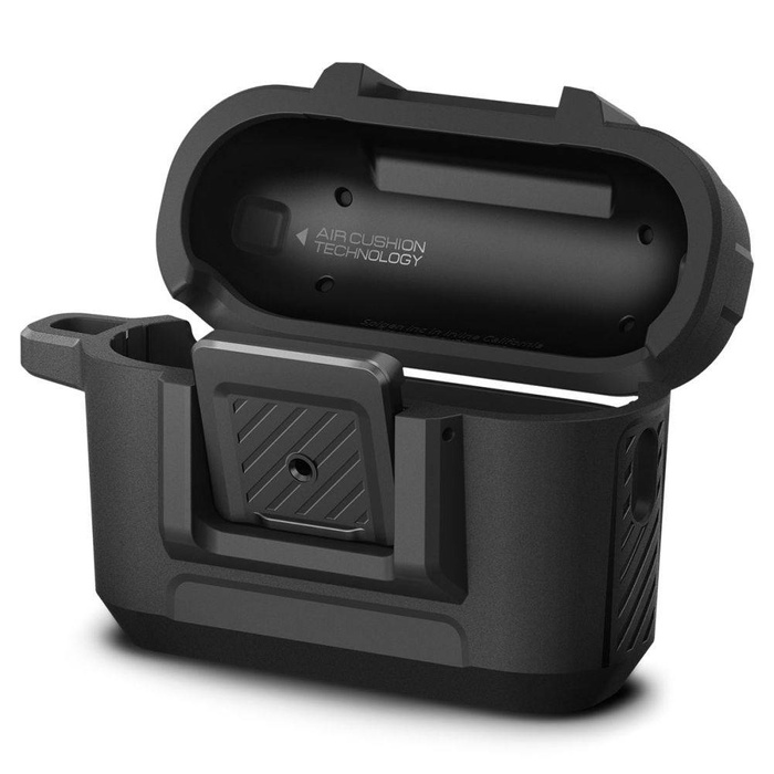 Funda Spigen LOCK FIT AIRPODS PRO 1 / 2 MATTE NEGRO