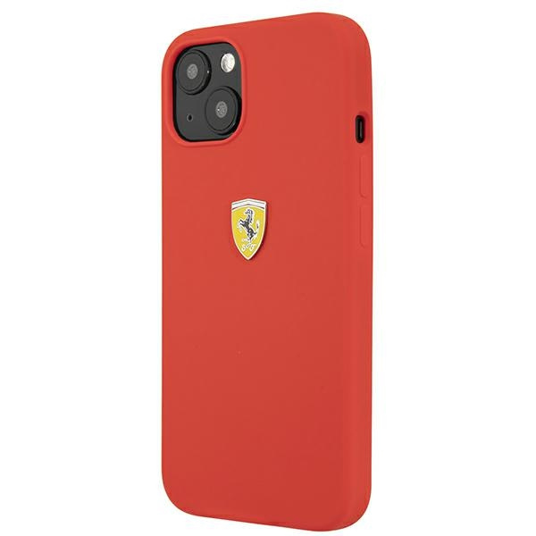 Case FERRARI Apple iPhone 13 Mini Silicone Red Hardcase