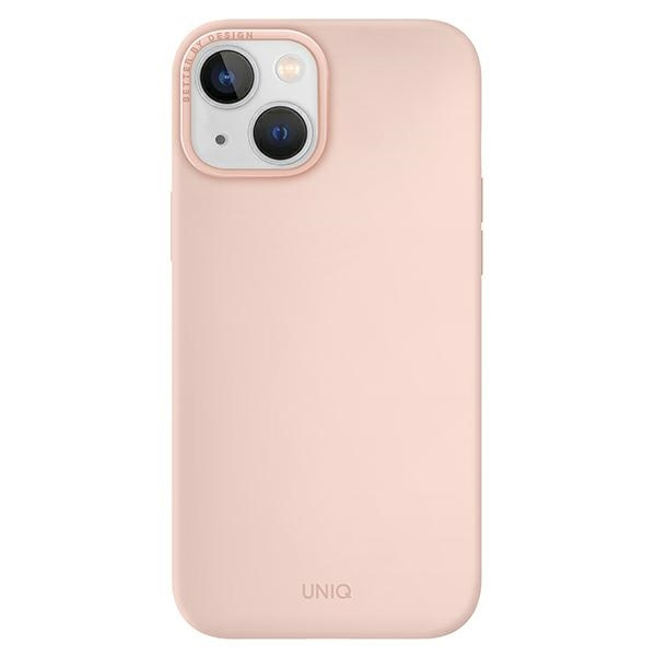 UNIQ hülle Lino Hue iPhone 14 6.1" MagKlick Aufladen rosa/rosa