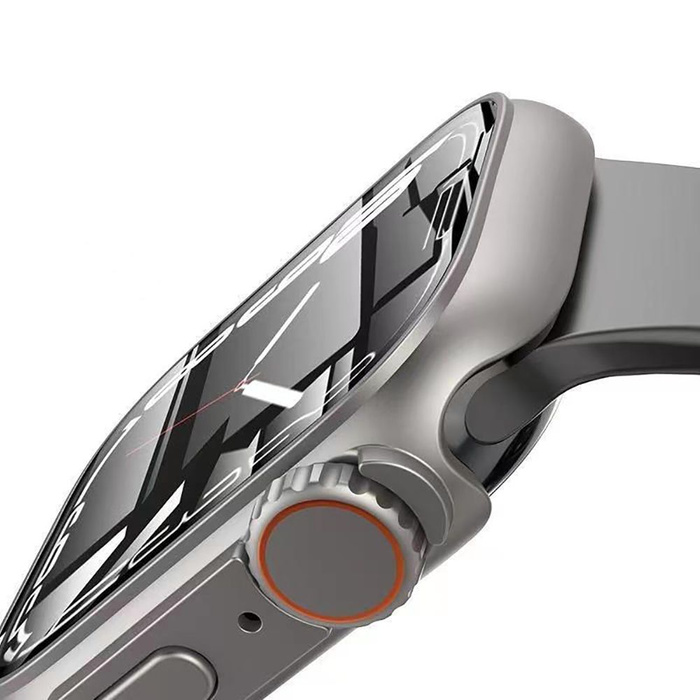 Obal Tech-protect Defense360 Apple Watch 4 / 5 / 6 / Se (44mm) Titanový/oranžový Case