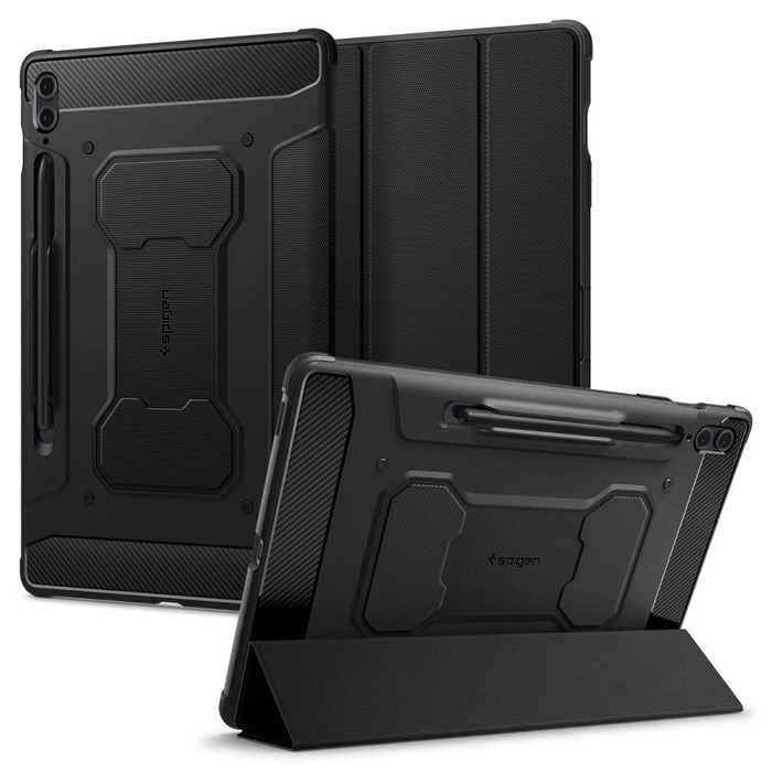 Telefontok Spigen Rugged Armor "pro" Galaxy Tab S9 Fe+ Plus 12.4 X610 / X616b fekete Case