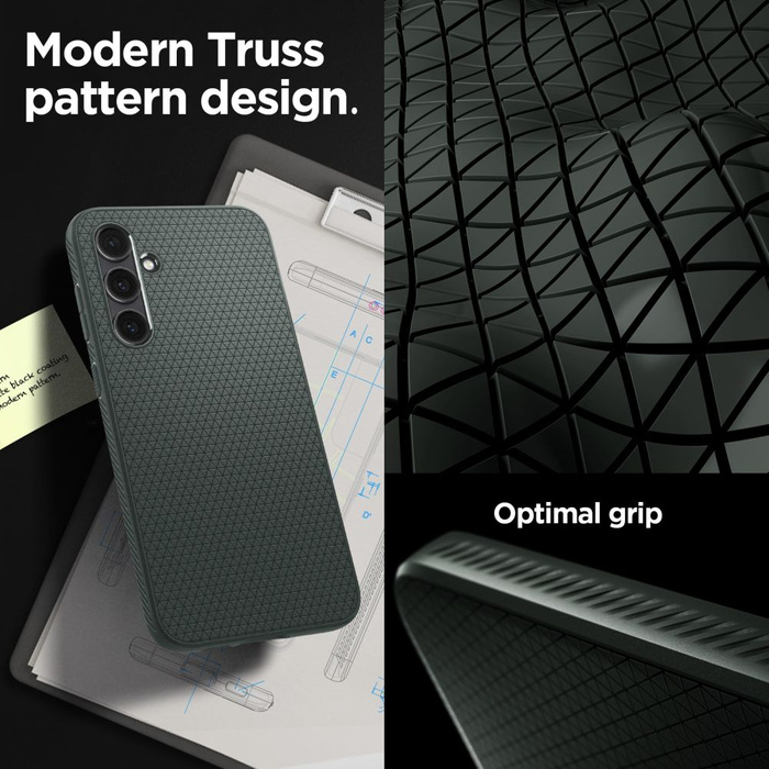 Puzdro Spigen Liquid Air Galaxy S23 FE Abyss Green Case