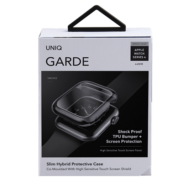 Uniq Garde Apple Watch Series 4/5/6 / SE 44mm. šedá / kouřově šedá