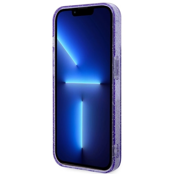 Funda Guess GUHMP14XHCMCGU iPhone 14 Pro Max 6.7" púrpura/morado durocase Glitter Oro MagSafe Case