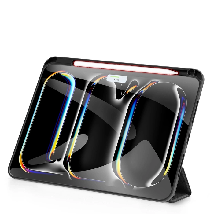 Dux Ducis Domo Flip- und Smart-Schlafhülle für iPad Pro 11&quot; 2024 - Schwarz