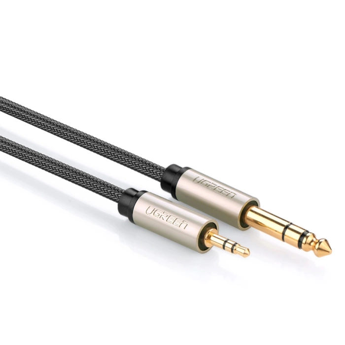 Cable UGREEN Jack 3.5 mm For TRS 6.35 mm AV127 3m Gray