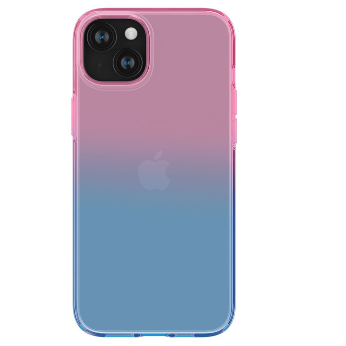 Hülle Spigen Liquid Crystal iPhone 15 Abstufung Rosa Case