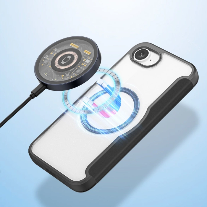 Dux Ducis Skin X Pro Case mit MagSafe für iPhone 16e - Schwarz