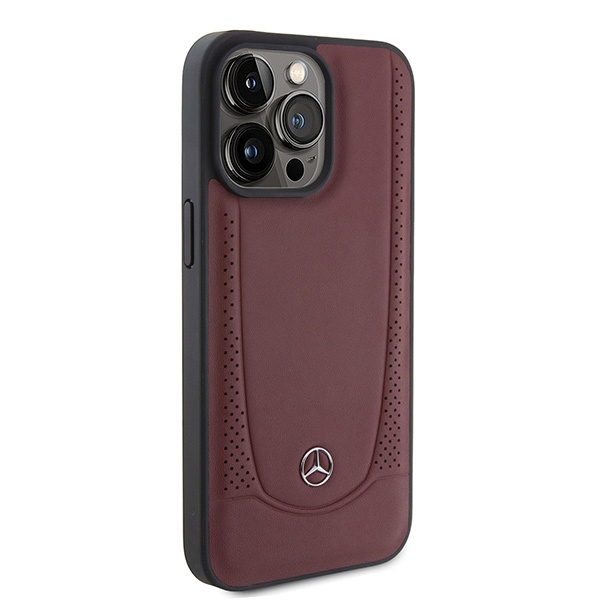 Etui Mercedes MEHCP15LARMRE iPhone 15 Pro 6.1" czerwony/red hardcase Leather Urban Bengale Case