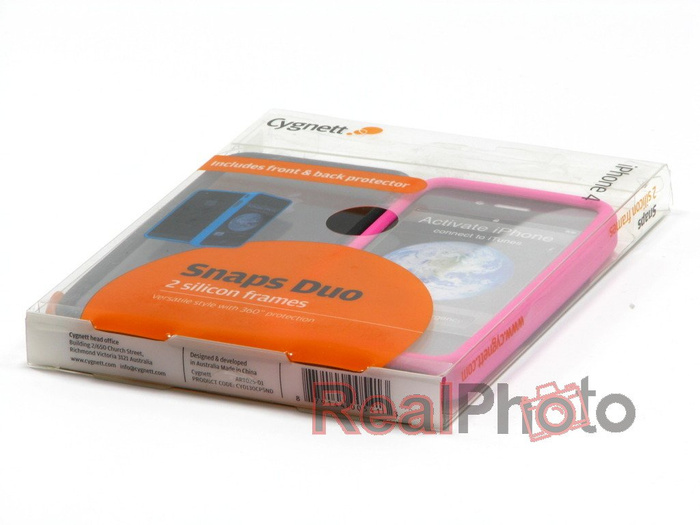 Coque Pare-chocs Apple iPhone 4 4S Noir et rose