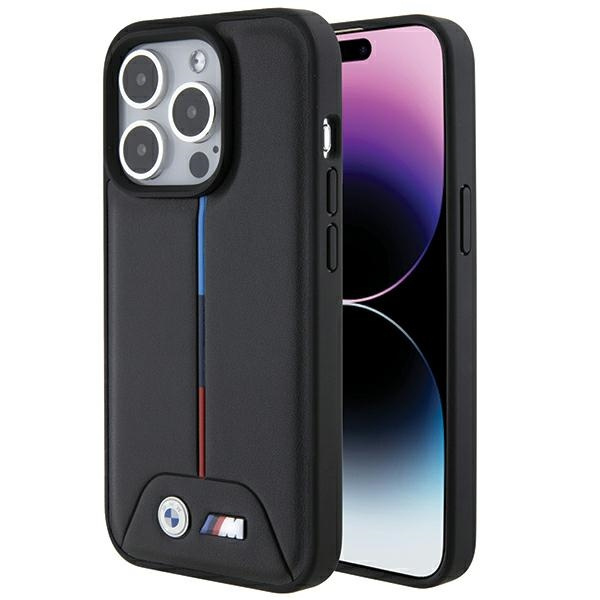 Cover Bmw Bmhcp15x22pvtk IPhone 15 Pro Max 6,7" Nero/Nero Hardcase Trapuntato TricoloreCase