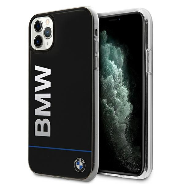 BMW Case Apple iPhone 11 Pro Max Signature Logo Printed Black Hardcase
