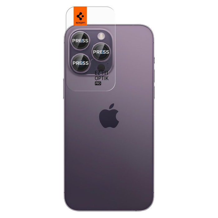 CHRÁNIČ FOTOAPARÁTU Spigen OPTIK.TR "EZ FIT" CHRÁNIČ FOTOAPARÁTU 2-PACK IPhone 14 PRO / 14 PRO MAX DEEP PURPLE