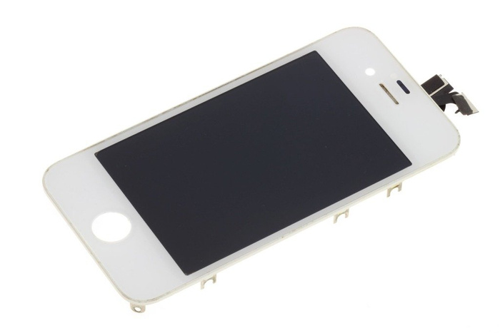 APPLE DISPLEJ iPhone 4S BÍLÝ LCD displej třídy C Originální dotykový displej