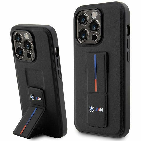 Coque BMW BMHCP14X22GSLK iPhone 14 Pro Max 6.7" noir/noircase Grip Hot Stamp