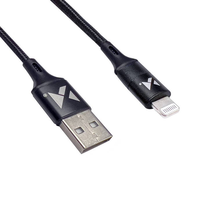 Cavo Wozinsky Cavo USB - Lightning 2.4A 1m nero (WUC-L1B)