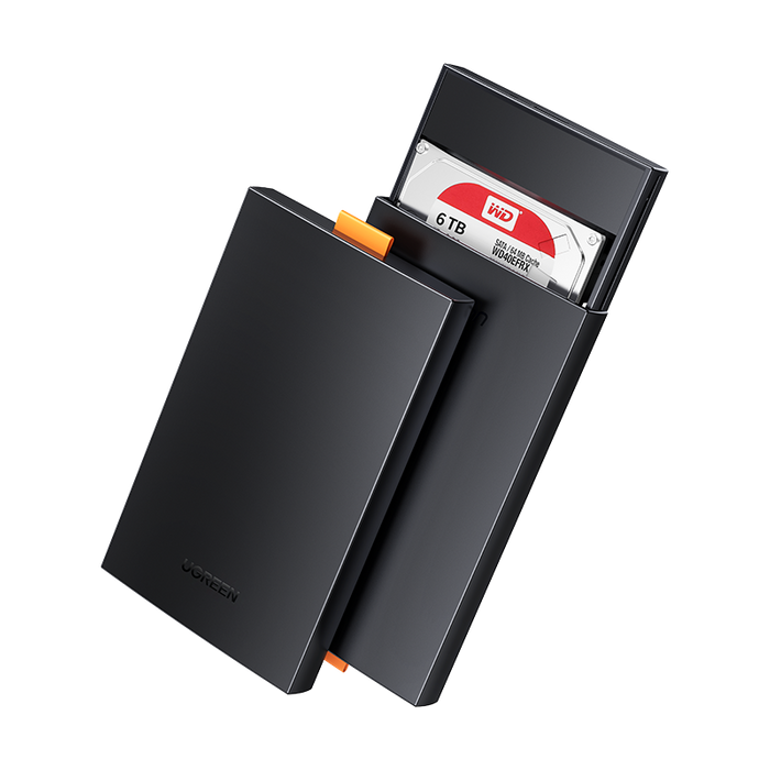 Ugreen pozícia pre HDD SSD disk 2,5 '' SATA USB 3.2 Gen 1 (5 Gbps) micro USB SuperSpeed + 0,5 m Kábel čierny (CM237 60353)