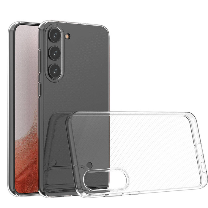 Custodia Ultra Clear 0.5mm per Samsung Galaxy S23+ cover sottile trasparente