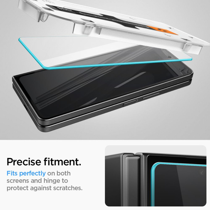 Tempered Glass Spigen GLAS.TR "EZ FIT" 2-PACK GALAXY Z Fold 5 KLAR