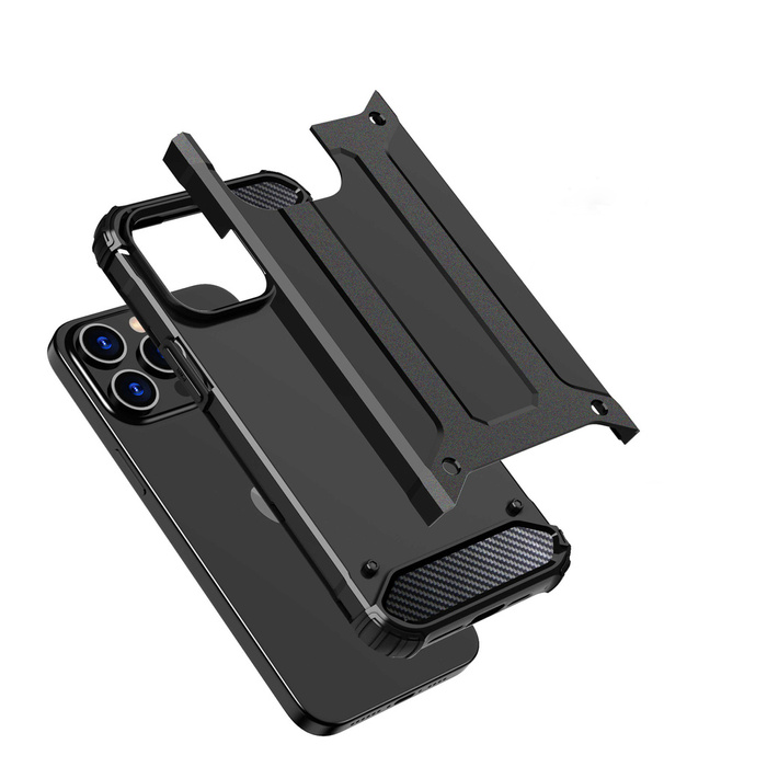 Funda Hybrid Armor para iPhone 15 Pro - negro
