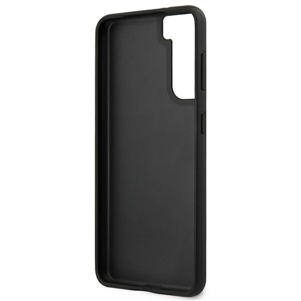 Coque BMW Samsung Galaxy S21 Plus Signature Logo imprimé BMHCS21MSLLNA Bleu marine Valise rigide