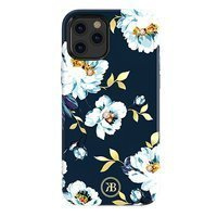 Custodia Kingxbar Blossom decorata con cristalli originali Swarovski iPhone 12 Pro Max multicolore (Gardenia)