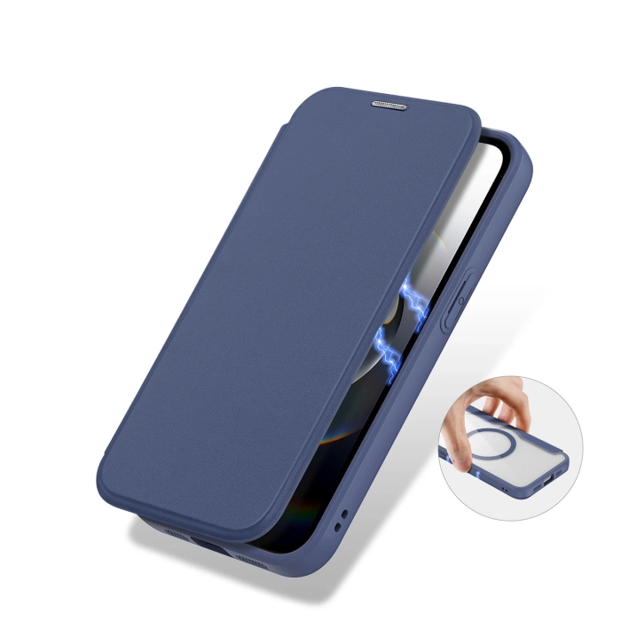 Dux Ducis Skin X Pro Case with MagSafe for iPhone 16e - Blue
