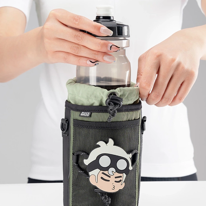 Rockbros Travel Bottle Tasche mit Schultergurt 1l - Grün