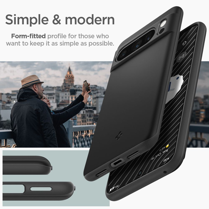 Case Spigen Thin Fit Google Pixel 8 Pro Black Case