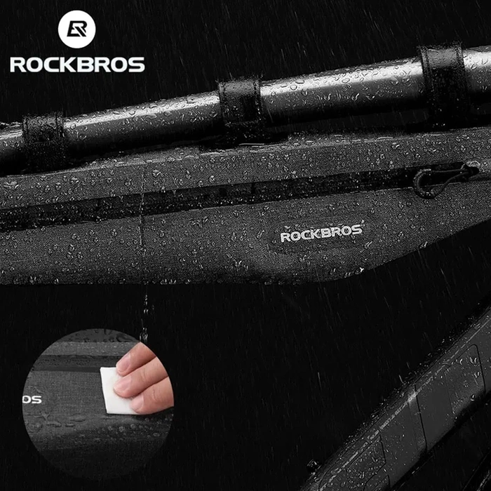 Rockbros AS-052 wasserdichte Fahrradtasche für Rahmen – Grau