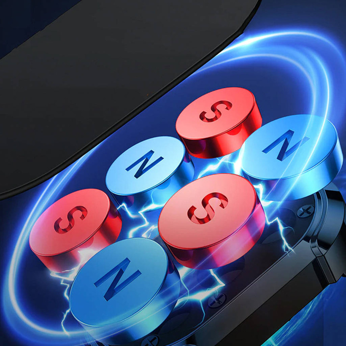 Joyroom porta telefono magnetico per auto pieghevole grigio scuro (JR-ZS312)